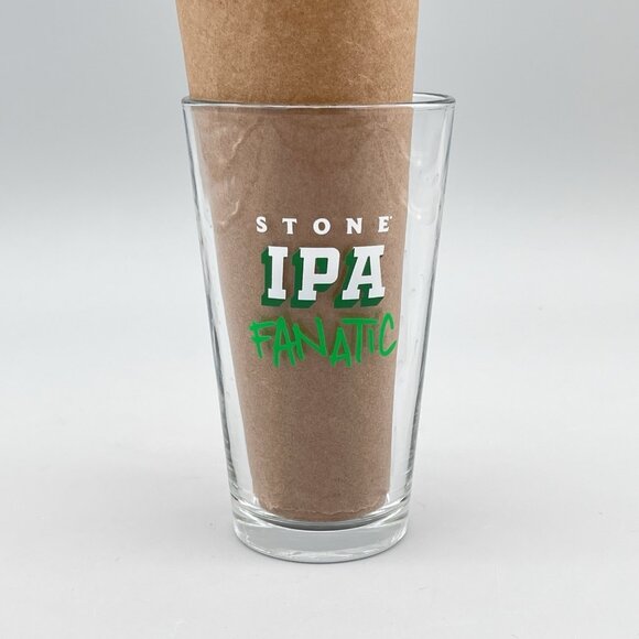 Unbranded Other - Stone Brewing Stone IPA Fanatic Logo 16 Oz. Pint Beer Glass California